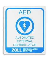AED Window/Wall Decal
