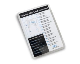 12-LEAD ECG POCKET REFERENCE CARDS (25 PER PACK)